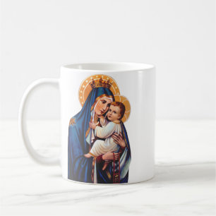 Onze-Lieve-Vrouw van Berg Carmel Devotionele Kunst Koffiemok