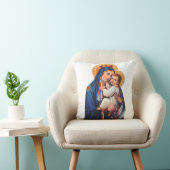 Onze-Lieve-Vrouw van Berg Carmel Devotionele Kunst Kussen (Stoel)