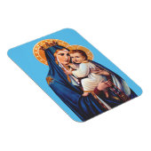 Onze-Lieve-Vrouw van Berg Carmel Devotionele Kunst Magneet (Rechterzijde)