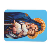 Onze-Lieve-Vrouw van Berg Carmel Devotionele Kunst Magneet (Horizontaal)