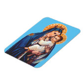 Onze-Lieve-Vrouw van Berg Carmel Devotionele Kunst Magneet (Linkerzijde)