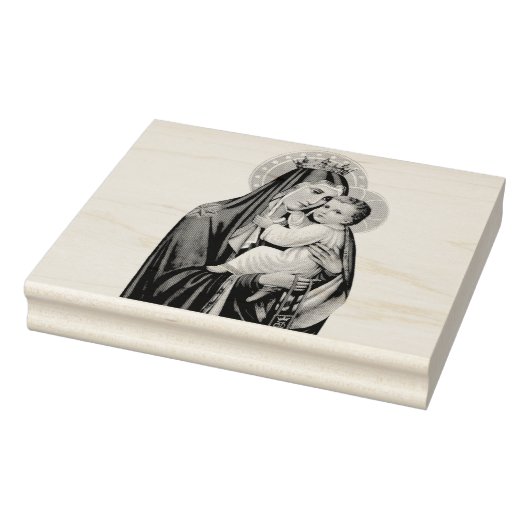 Onze-Lieve-Vrouw van Berg Carmel Devotionele Kunst Rubberstempel (Stempel)