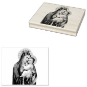 Onze-Lieve-Vrouw van Berg Carmel Devotionele Kunst Rubberstempel (Gestempeld)
