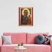 Onze Lieve Vrouw van Częstochowa Devotional Afbeel Canvas Afdruk (Insitu (Woonkamer))