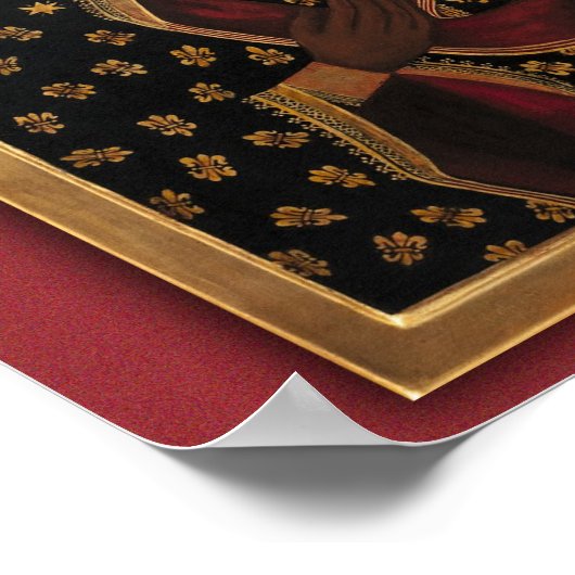 Onze Lieve Vrouw van Częstochowa Devotional Afbeel Poster (Hoek)