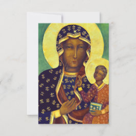 Onze Lieve Vrouw van Częstochowa Zwarte Madonna-ic