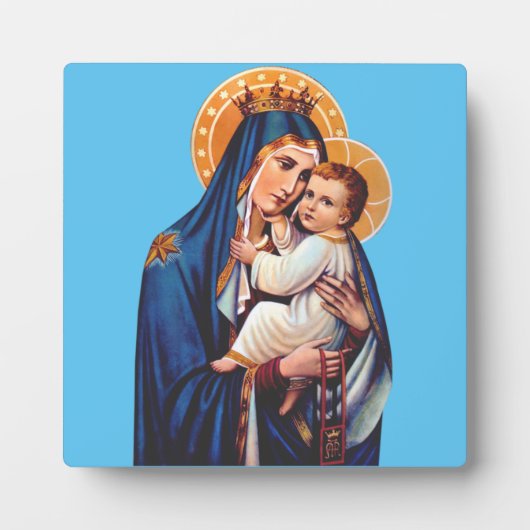 Onze Lieve Vrouw van de Berg Carmel Devotionele Ku Fotoplaat (Voorkant)