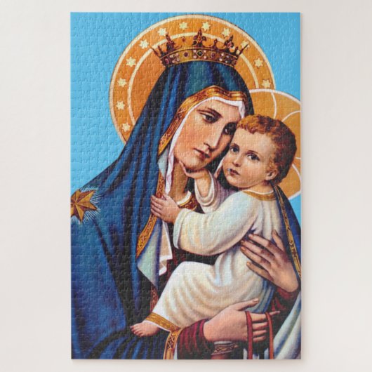 Onze Lieve Vrouw van de Berg Carmel Devotionele Ku Legpuzzel (Verticaal)