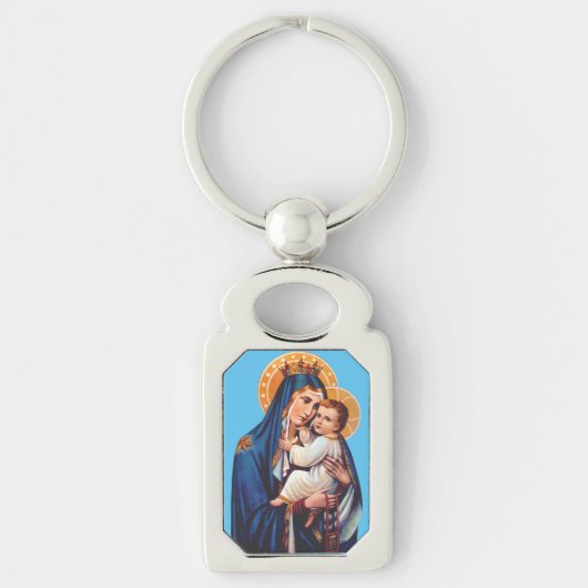 Onze Lieve Vrouw van de Berg Carmel Devotionele Ku Sleutelhanger (Voorkant)