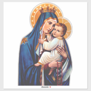 Onze Lieve Vrouw van de Berg Carmel Devotionele Ku Sticker