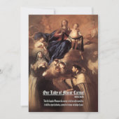 Onze-Lieve-Vrouw van de berg Carmel Gebed Kaart (Voorkant)