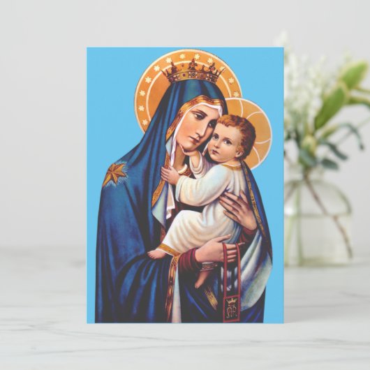Onze-Lieve-Vrouw van de Berg Carmel Kaart (Staand voorkant)