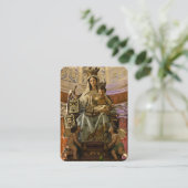 Onze Lieve Vrouw van de berg Karmel en Jezus Gebed Visitekaartje (Staand voorkant)