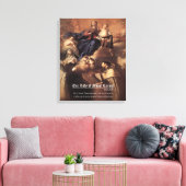 Onze-Lieve-Vrouw van de berg Karmel Gebed Canvas Afdruk (Insitu (Woonkamer))