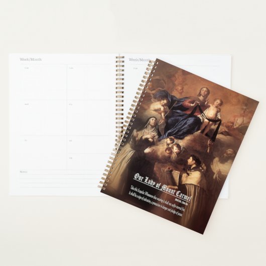 Onze-Lieve-Vrouw van de berg Karmel Gebed Planner (Display)