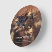 Onze-Lieve-Vrouw van de berg Karmel Gebed Ronde Klok (Hoek)