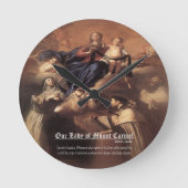 Onze-Lieve-Vrouw van de berg Karmel Gebed Ronde Klok (Voorkant)