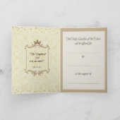 Onze-Lieve-Vrouw van de berg Karmel Mis Offering M Kaart (Binnen)