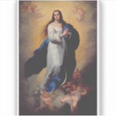 Onze-Lieve-Vrouw van de Onbevlekte Ontvangenis Sticker (Voorkant)