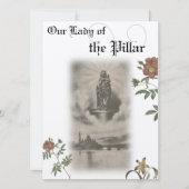 Onze Lieve Vrouw van de Pilaar Gebed Kaart (Voorkant)
