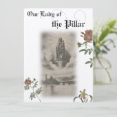 Onze Lieve Vrouw van de Pilaar Gebed Kaart (Staand voorkant)