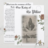 Onze Lieve Vrouw van de Pilaar Gebed Kaart (Voorkant / Achterkant)