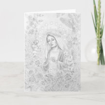 Onze Lieve Vrouw van de Rozenkrans, Tekening,