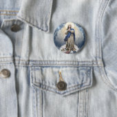 Onze-Lieve-Vrouw van de Tenhemelopneming Ronde Button 5,7 Cm (In situ)