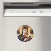 Onze Lieve Vrouw van Eeuwige Hulp Mooie Magneet (Insitu (Vaatwasser))