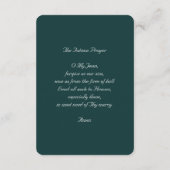 Onze-Lieve-Vrouw van Fatima 1917 met Fatima Gebed Informatiekaartje (Achterkant)