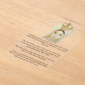 Onze-Lieve-Vrouw van Fatima Acryl Gebed Kaart Acryl Uitnodigingen (Laagn)