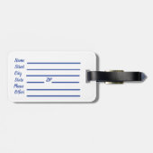 Onze-Lieve-Vrouw van Fatima Bagagelabel (Achterkant horizontaal)