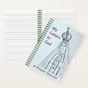 Onze-Lieve-Vrouw-van-Fátima-gebedsjournaal spiraal Notitieboek