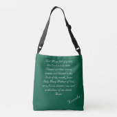 Onze Lieve Vrouw van Fatima Gepersonaliseerd Crossbody Tas (Achterkant)