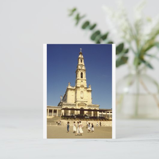 Onze-Lieve-Vrouw van Fatima heiligdom, Lissabon Po Briefkaart (Staand voorkant)