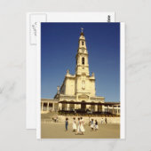 Onze-Lieve-Vrouw van Fatima heiligdom, Lissabon Po Briefkaart (Voorkant / Achterkant)