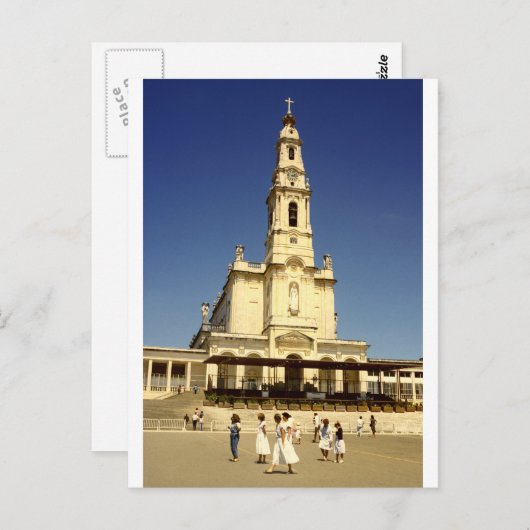 Onze-Lieve-Vrouw van Fatima heiligdom, Lissabon Po Briefkaart (Voorkant / Achterkant)