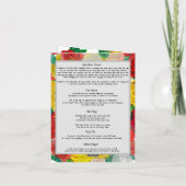 Onze-Lieve-Vrouw van Fatima - Ik heb voor U gebede Notitiekaartje (Achterkant)