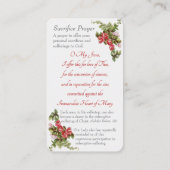 Onze-Lieve-Vrouw van Fatima - "Offergebed" Kaart (Achterkant)