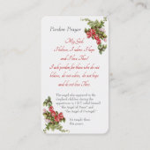 Onze-Lieve-Vrouw van Fatima - "Pardon Prayer" Kaar Informatiekaartje (Achterkant)