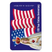 Onze Lieve Vrouw van Fatima USA VLAG 100 JAAR JUBI Magneet (Verticaal)