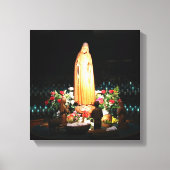 Onze Lieve Vrouw van Fatima Verpakt Canvas Print (Voorkant)