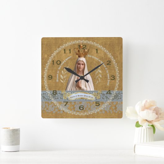 Onze Lieve Vrouw van Fatima Wandklok (Huis)