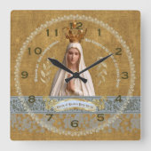 Onze Lieve Vrouw van Fatima Wandklok (Voorkant)