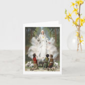 Onze-Lieve-Vrouw van Fatimakaart Kaart (Gele Bloem)