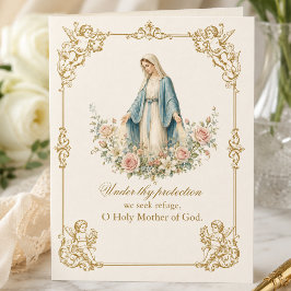 Onze Lieve Vrouw van Genade Katholieke Mariaanse B Kaart
