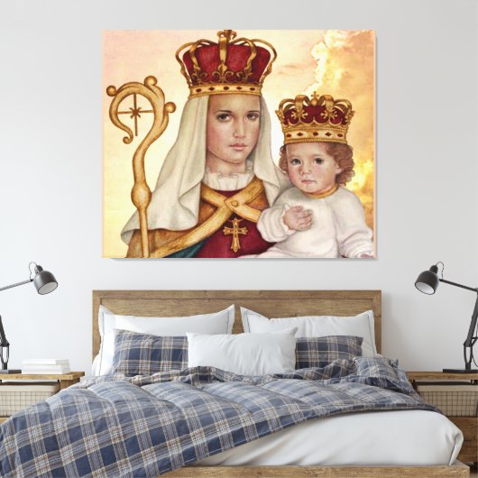 Onze Lieve Vrouw van Goed Succes Canvas Afdruk (Insitu (Slaapkamer))