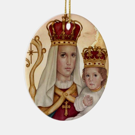 Onze Lieve Vrouw van Goed Succes Keramisch Ornament (Rechts)