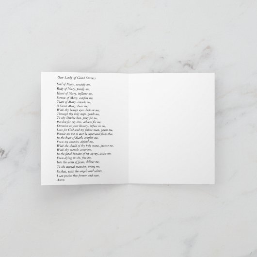 Onze-Lieve-Vrouw van Goed Succes Quito Ecuador Kaart (Binnen)