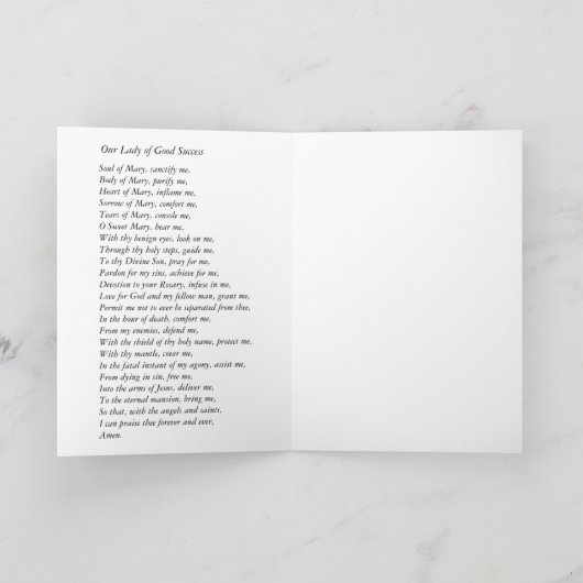 Onze-Lieve-Vrouw van Goed Succes Quito Ecuador Kaart (Binnen)